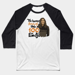 Gina Linetti The Human Form of the 100 Emoji Baseball T-Shirt